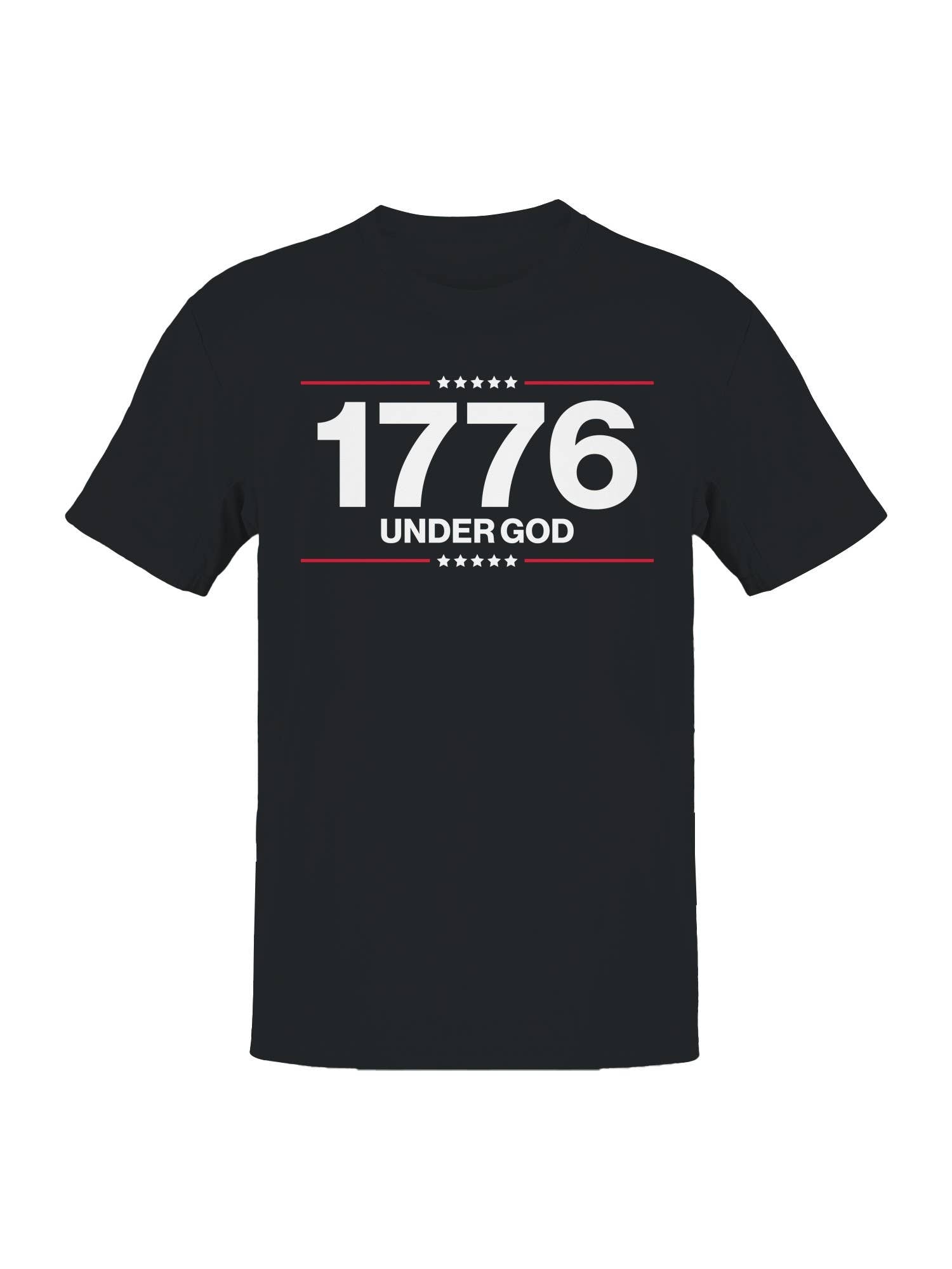 Patriotic 1776 Under God Design Men's T-Shirt