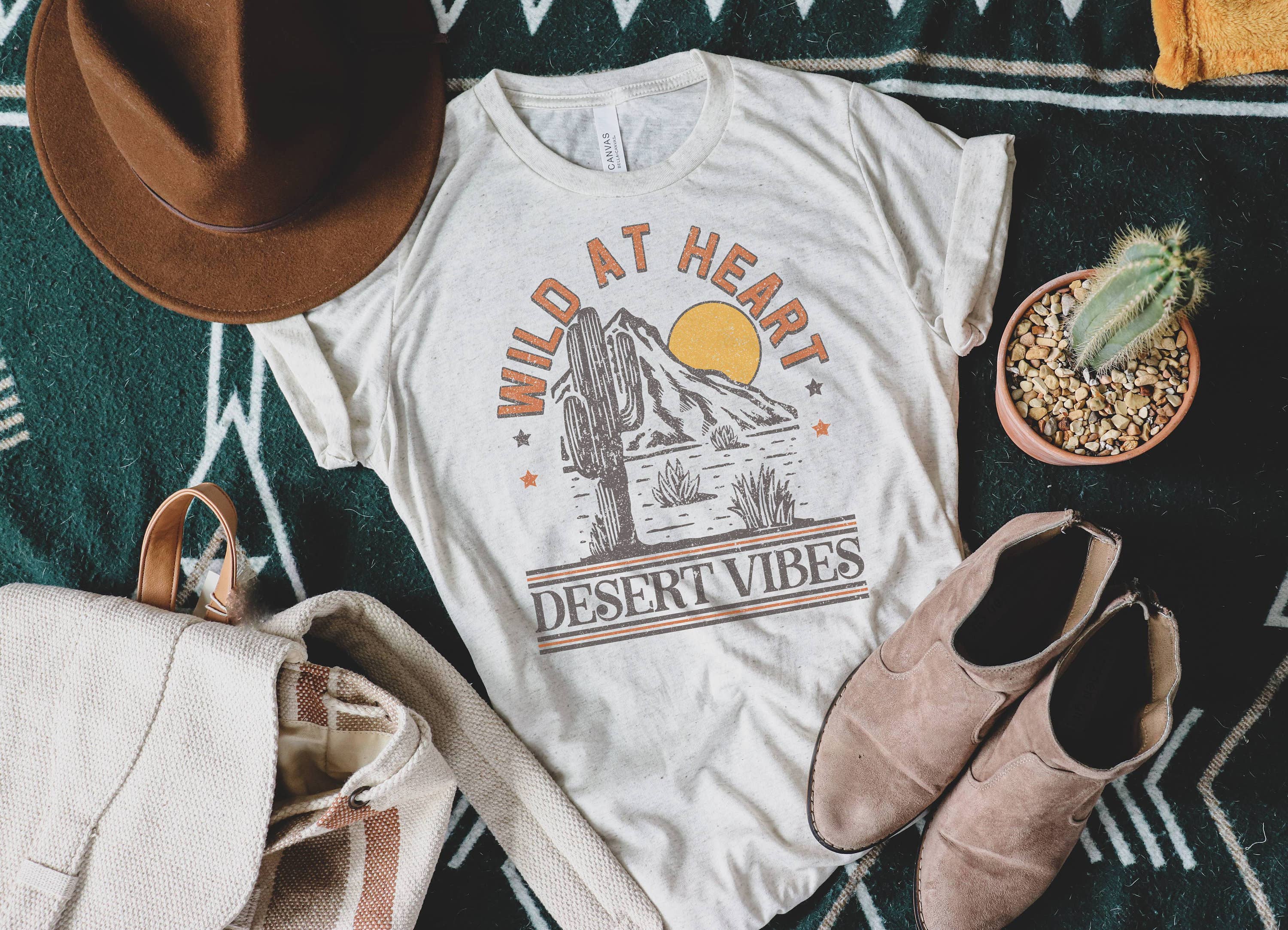 Retro Desert Graphic Tee | Desert Vibes Tee
