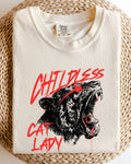 Childless Cat Lady, Roar, Tiger, Coconut Tree Shirt