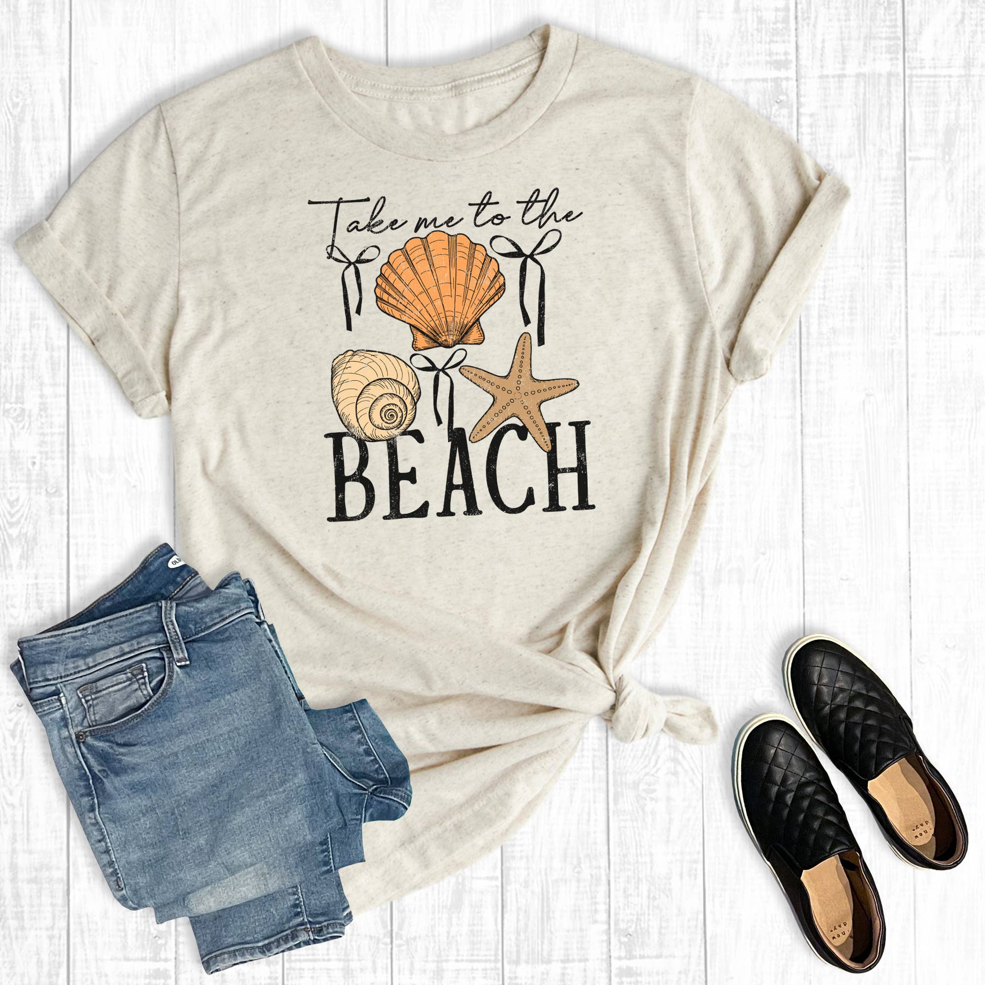 Retro Summer Take Me To the Beach Graphic Tee