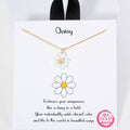 Daisy Flower Pendant Necklace