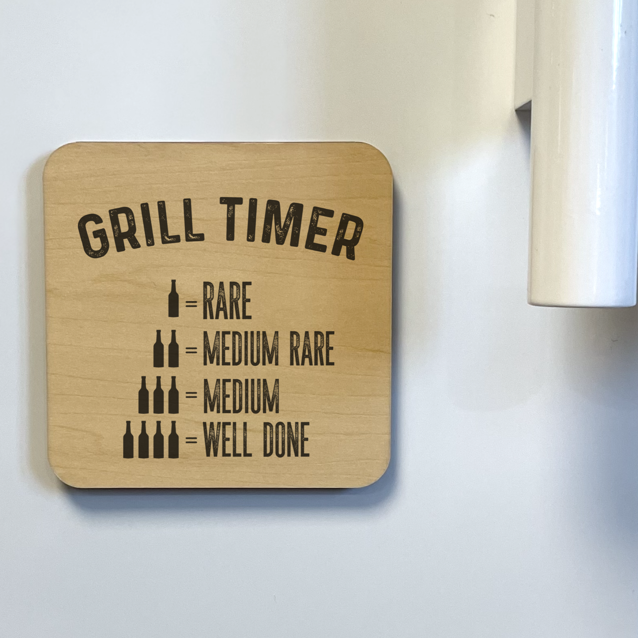 Grill Timer Magnet/Drink Coaster