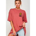Olive You  Graphic Oversized Tee