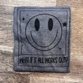 What If It All Works Out On Heather Dark Gray Tee