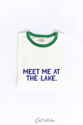 Meet Me At the Lake Ringer Graphic Top
