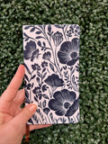 Navy Floral Journal