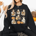 Ghost Cowboys, Halloween, Bats, Spooky Sweatshirt