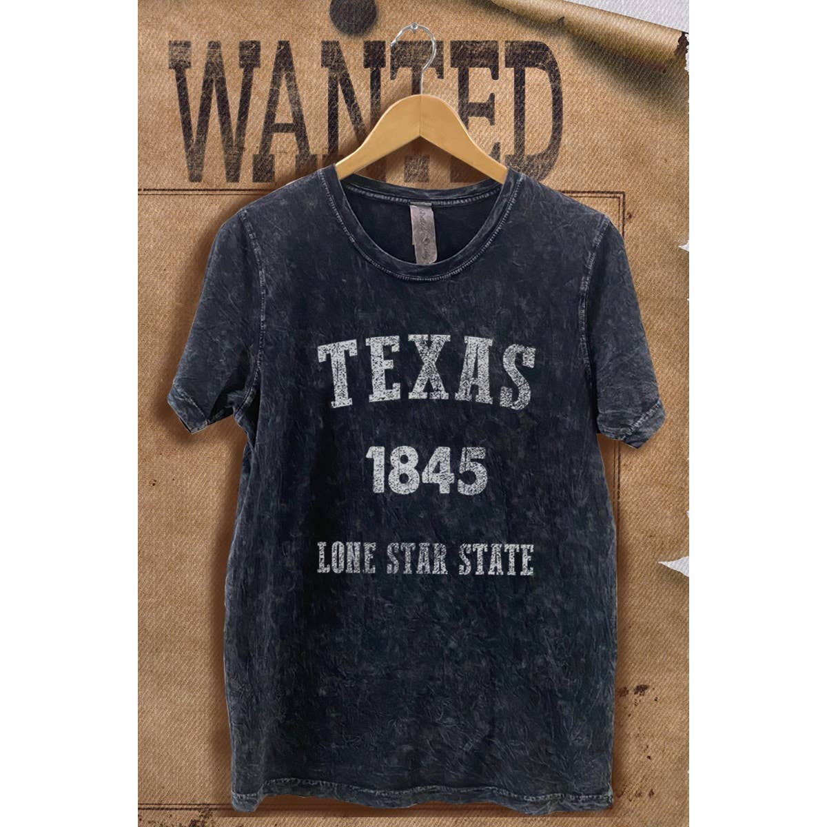 Texas Mineral Wash Vintage Graphic  Tee