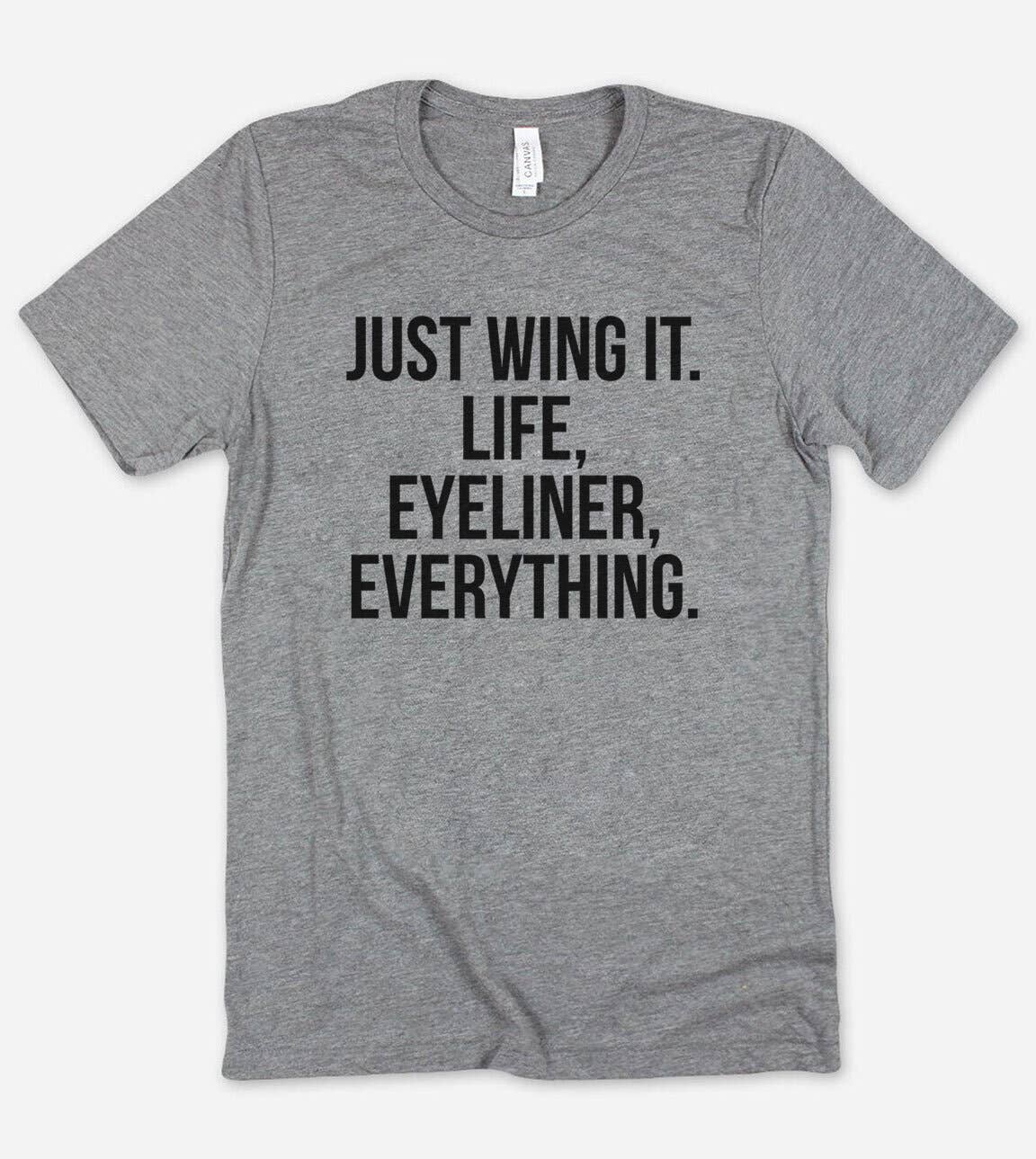 Just Wing It  - Funny Introvert Nerd Sassy T-Shirt