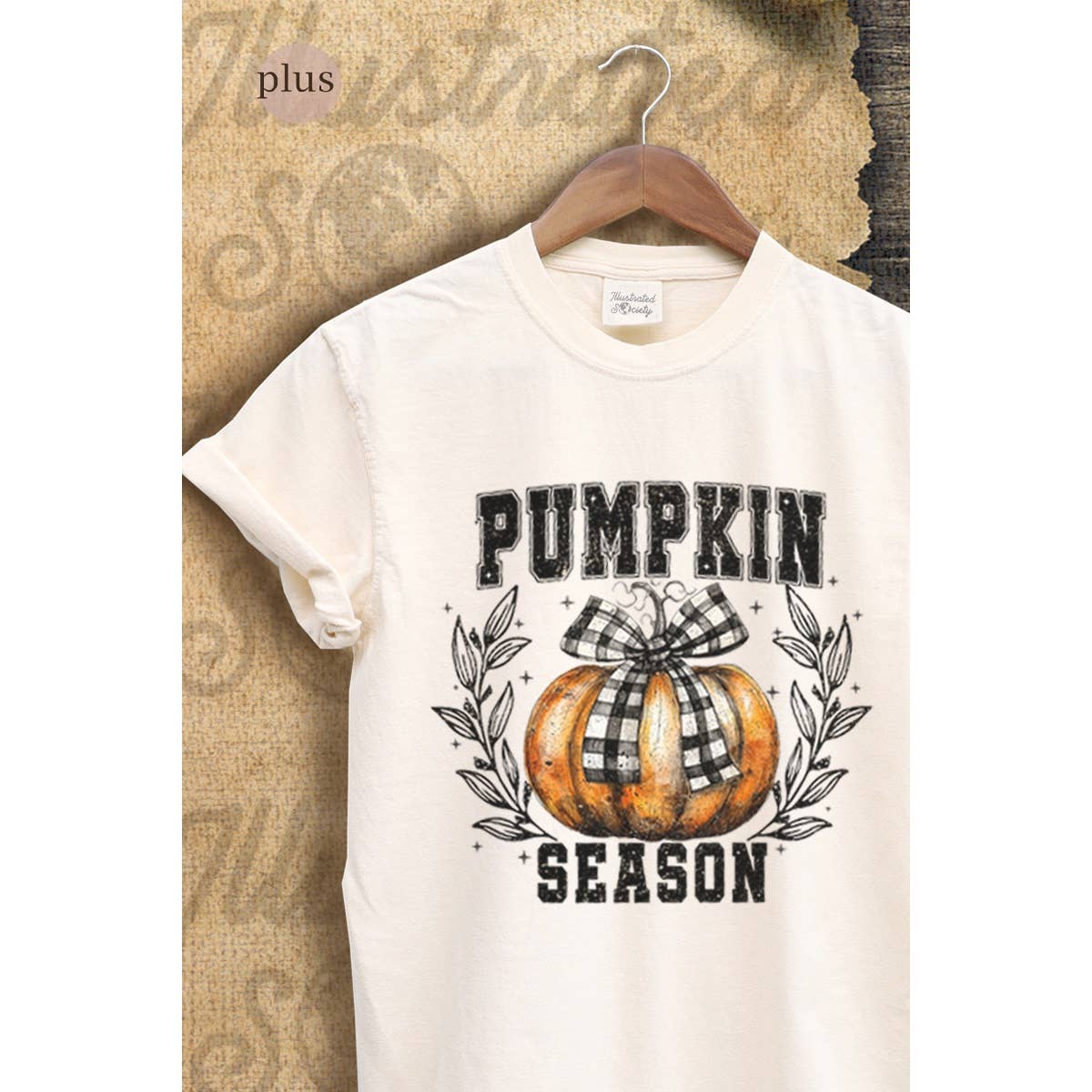 Pumpkin Season  Vintage Graphic Plus Tee