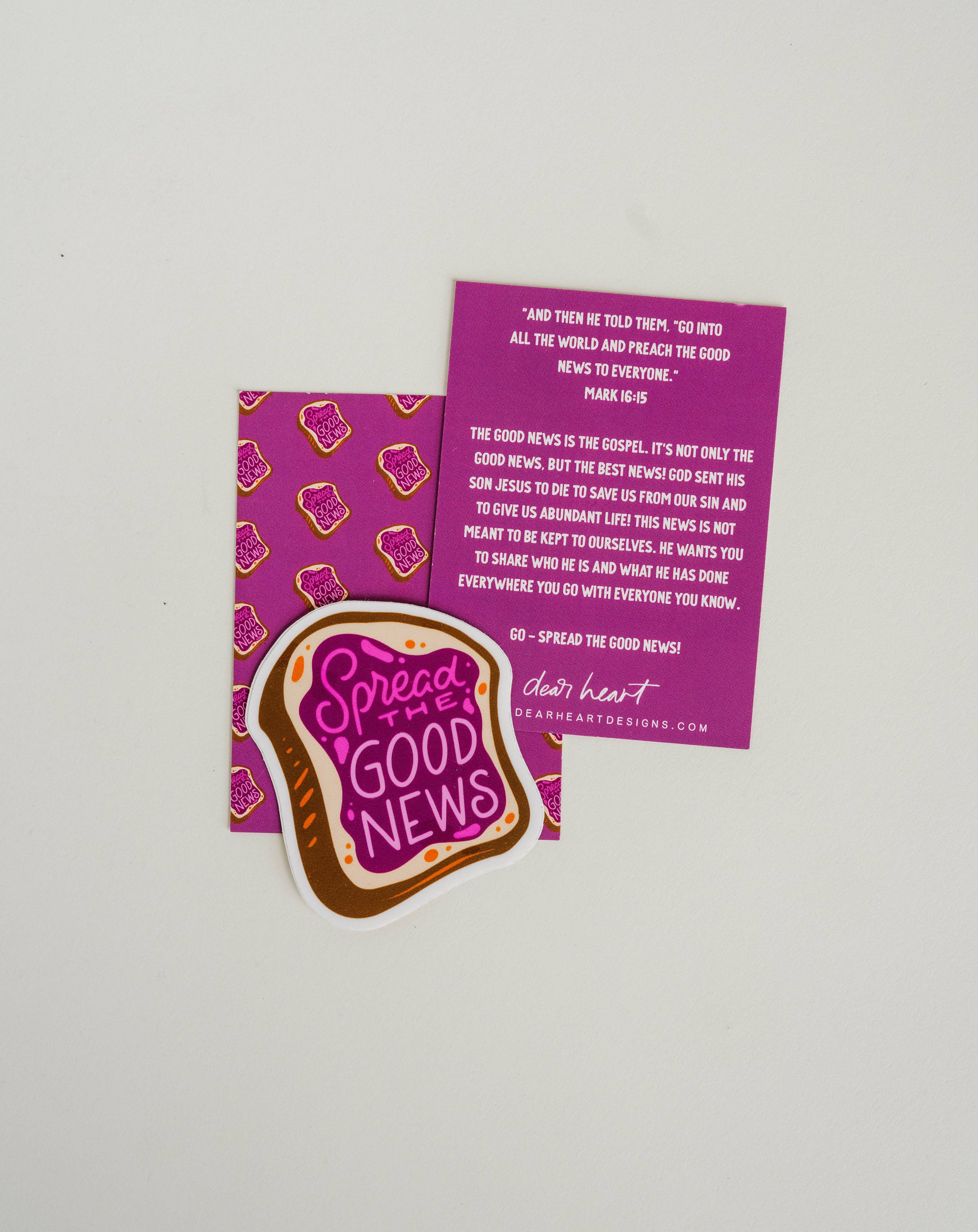 Spread the Good News Sticker I Christian Sticker I Gift