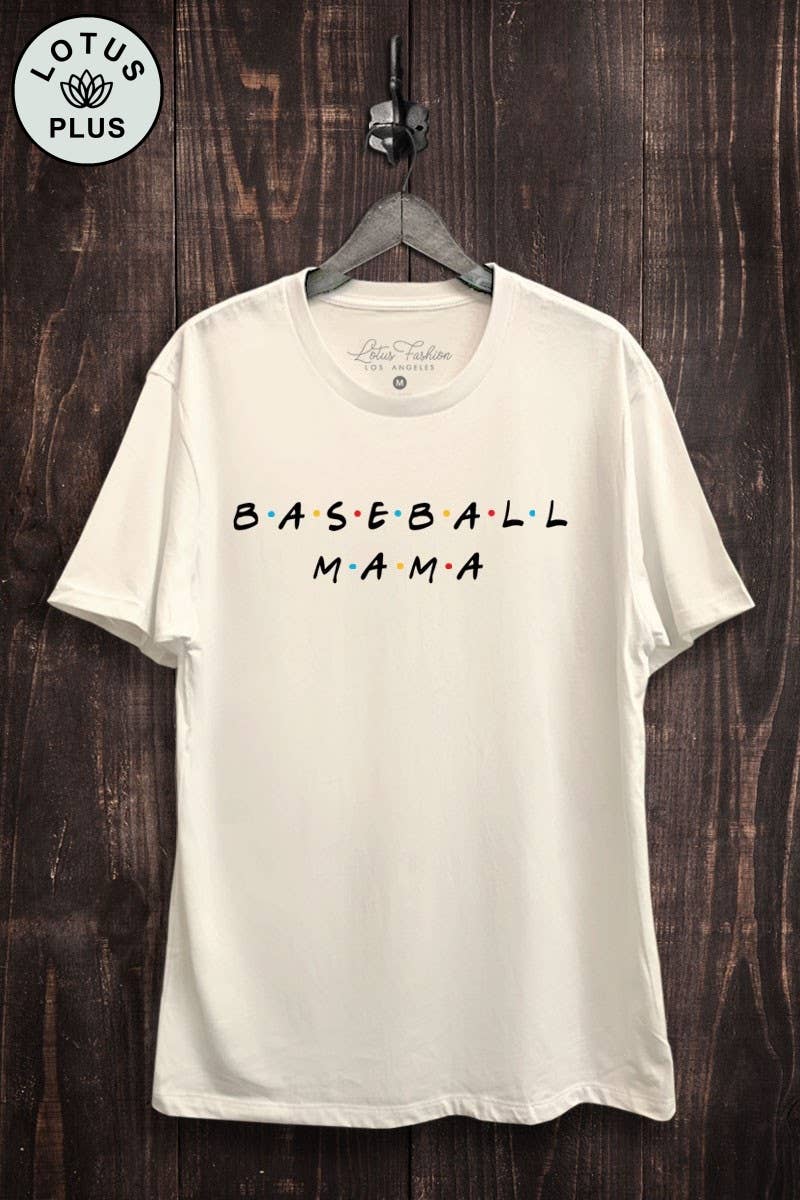 Baseball Mama Graphic Top