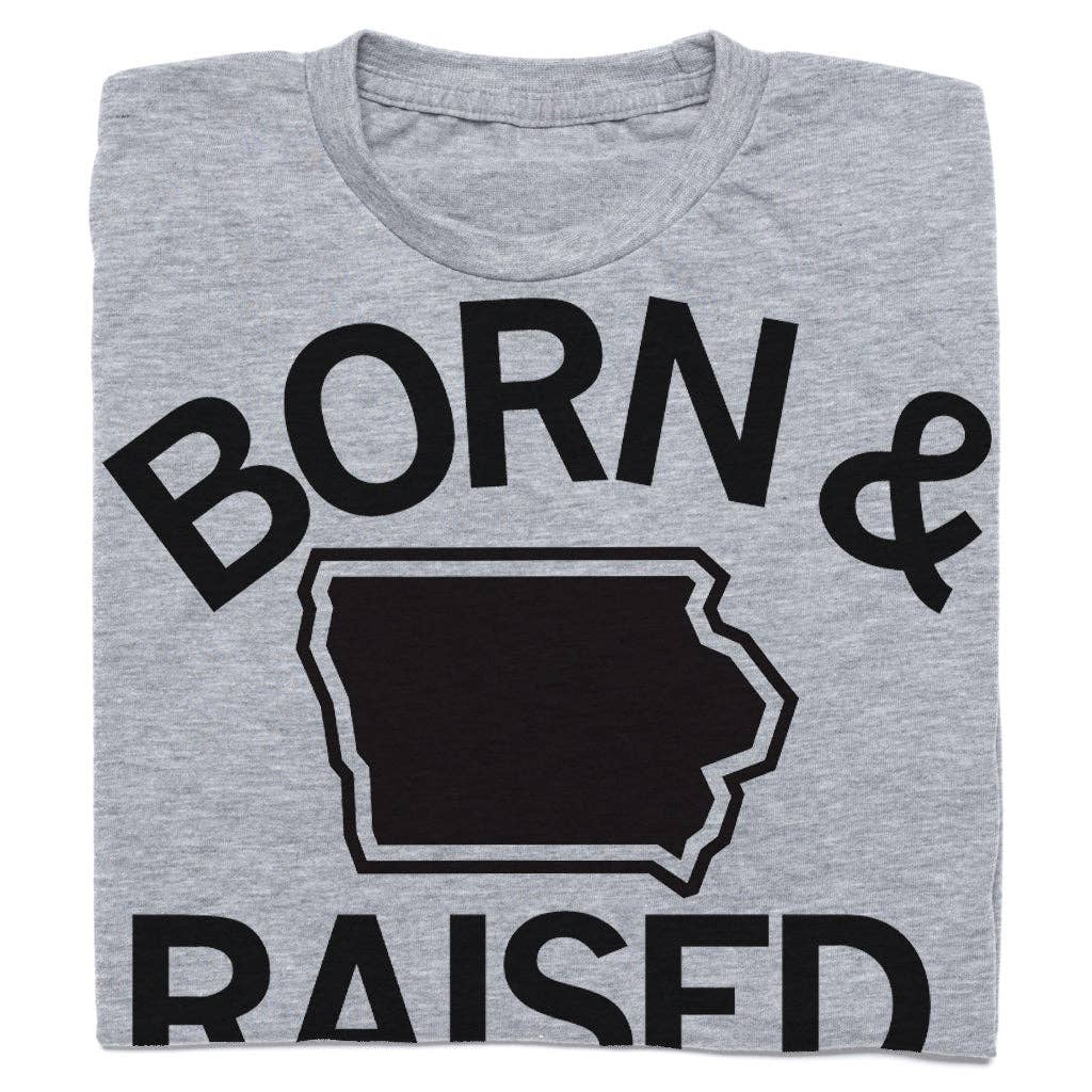 Ia Born & Raised Grey