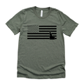American Flag Idaho State Graphic Tee 149