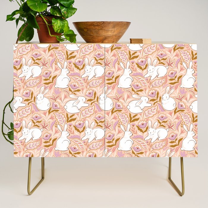 Funny bunny print Credenza Gallery Image 1