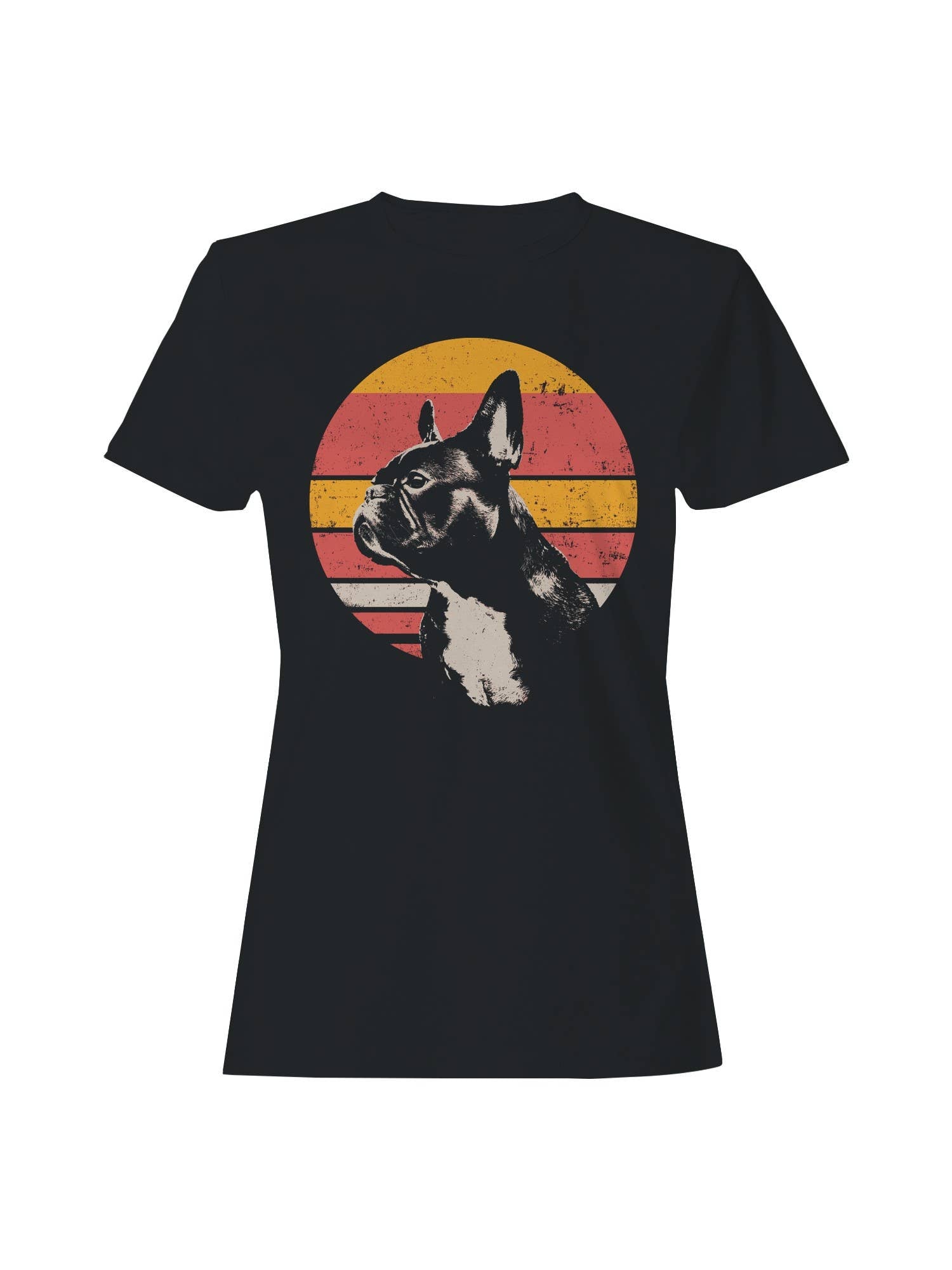 Vintage French Bulldog Art Women's T-Shirt