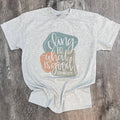 Cling To What Is Good On Ash Gray Tee