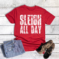 Christmas Sleigh All Day Graphic Tee