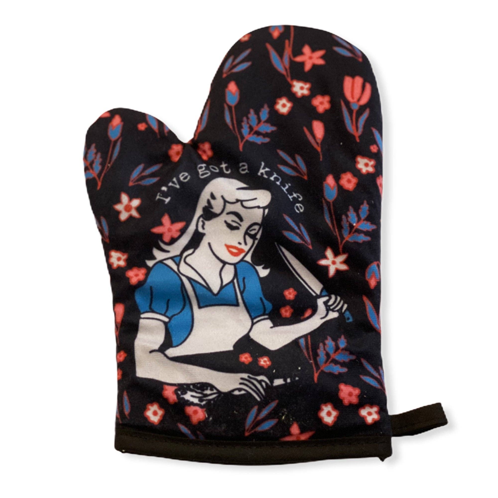 I've Got A Knife Oven Mitt Bakeware