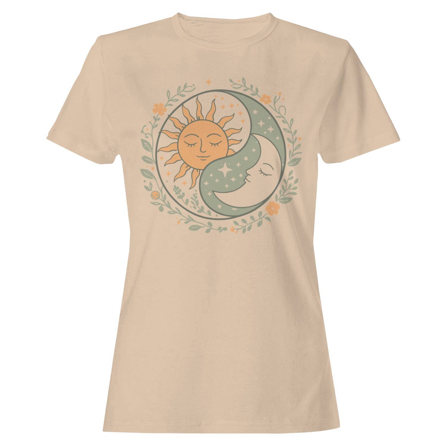 Floral Yin Yang Women's T-Shirt