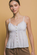 1119 Lace Detail Cami SI-27603