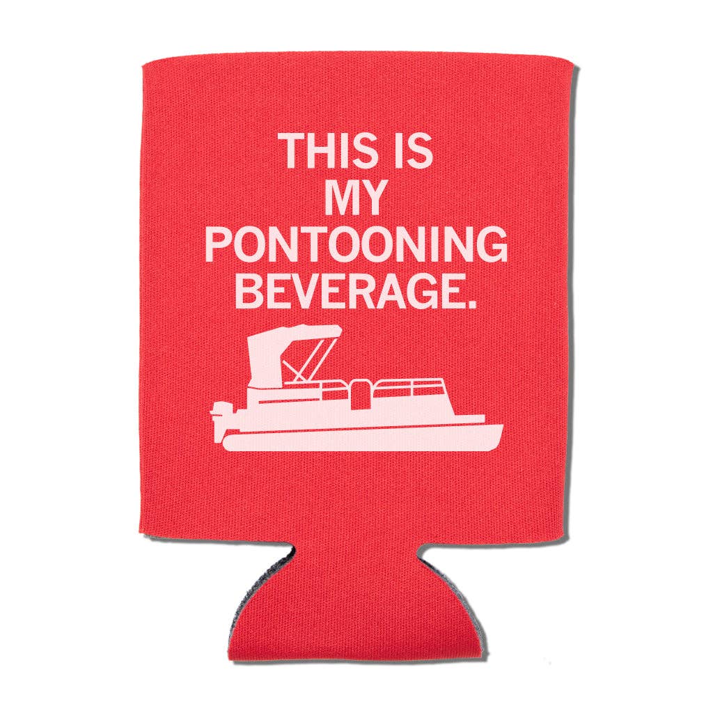 This Is My Pontooning Can Cooler Graphic