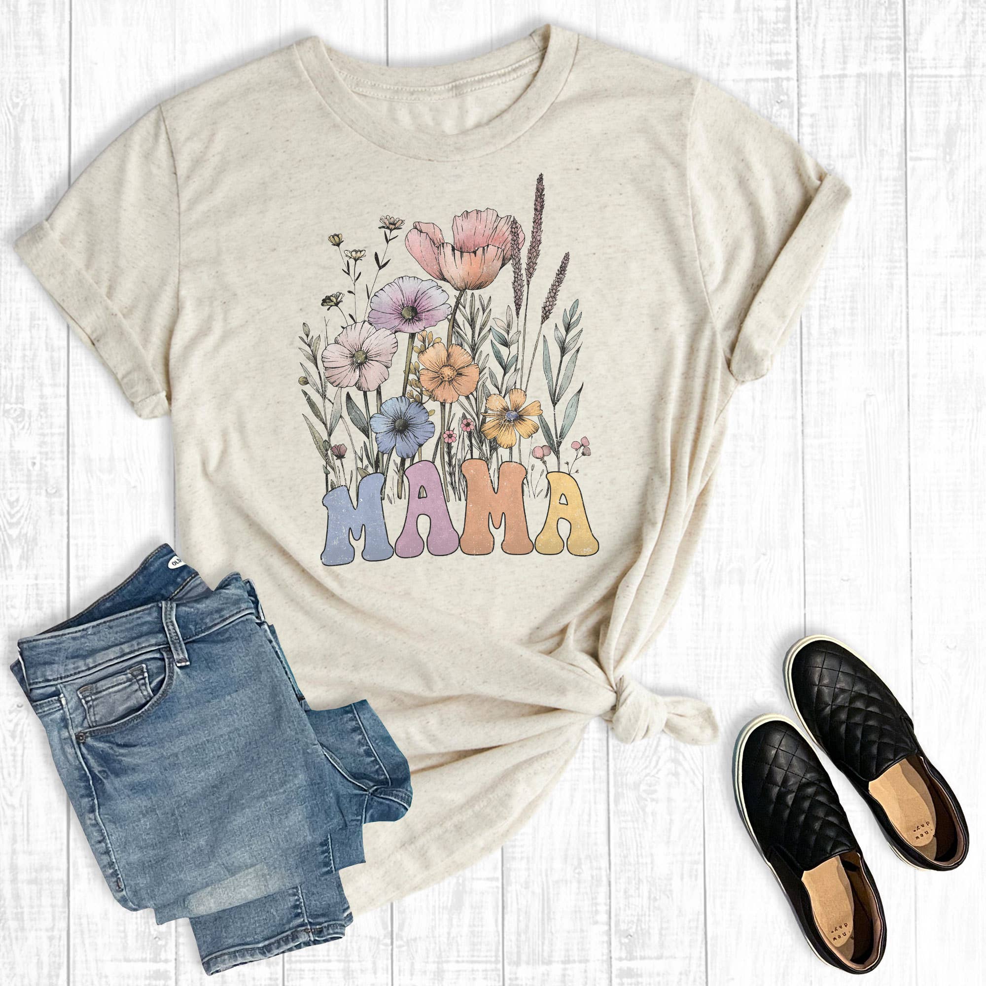 Mother's Day Wildflower Mama Graphic Tee