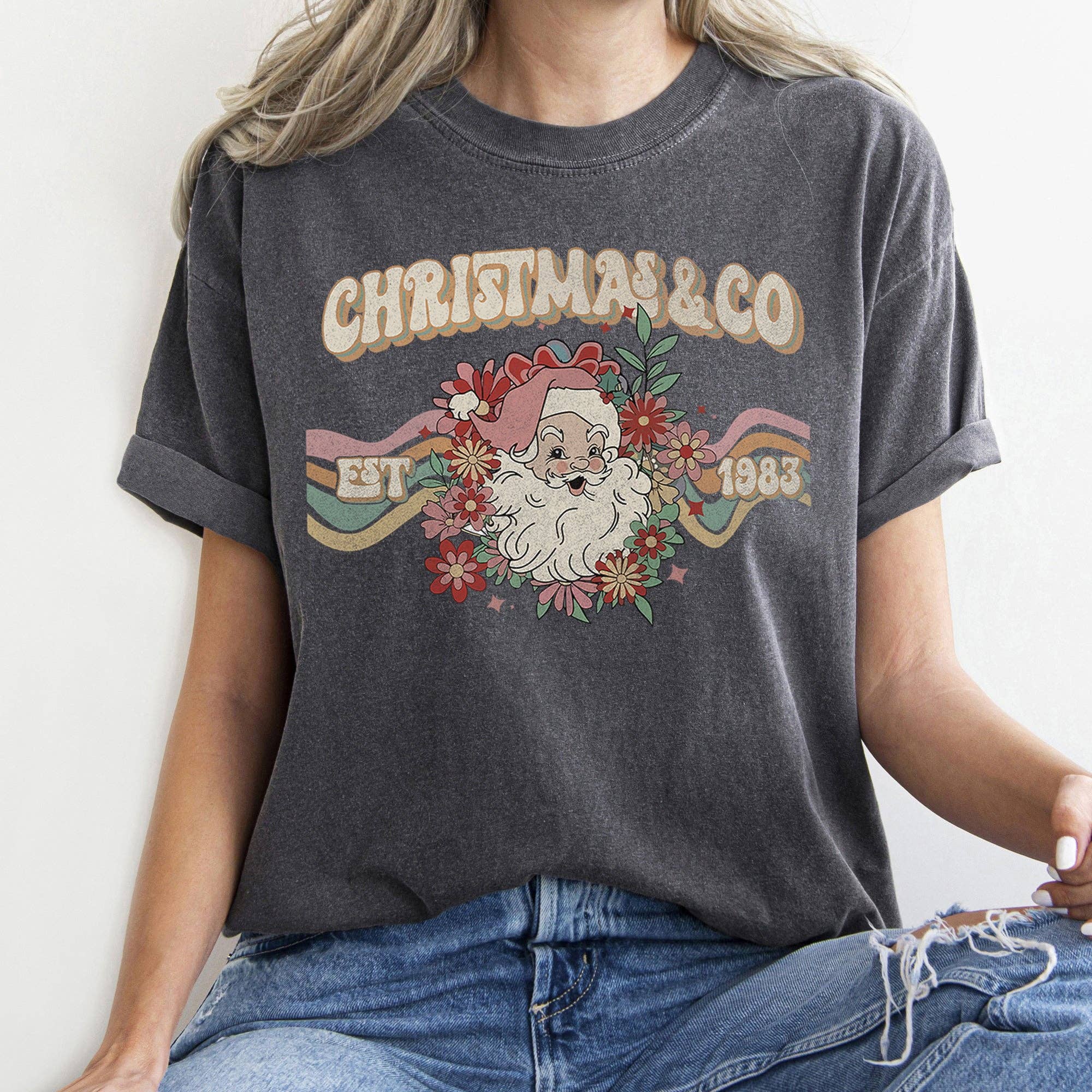 Christmas and Co, Santa, Retro, Vintage T-Shirt