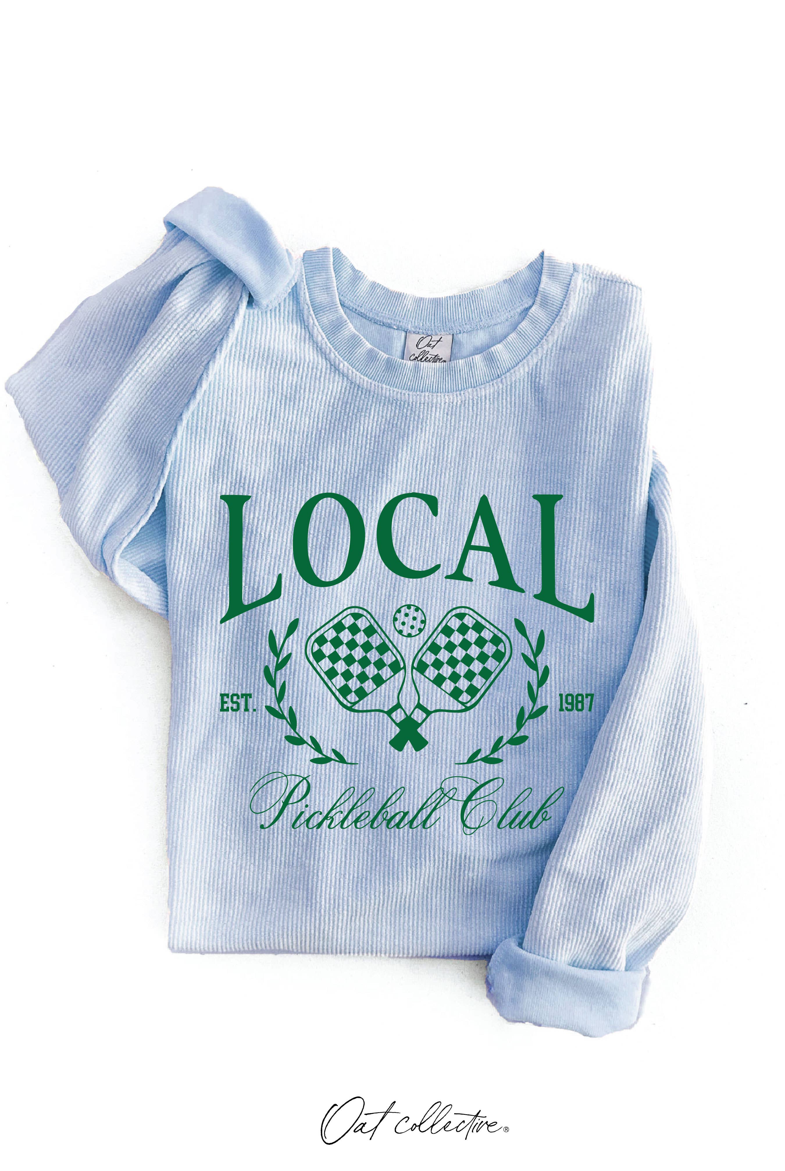 Local Pickleball Club   Thermal Vintage Pullover