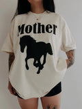 Mother Stallion Western Mom Graphic Tee - Ivory