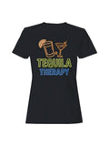 Neon Tequila Therapy Sign Women's T-Shirt