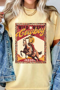 Wild West Rodeo Cowboy Graphic Tshirts