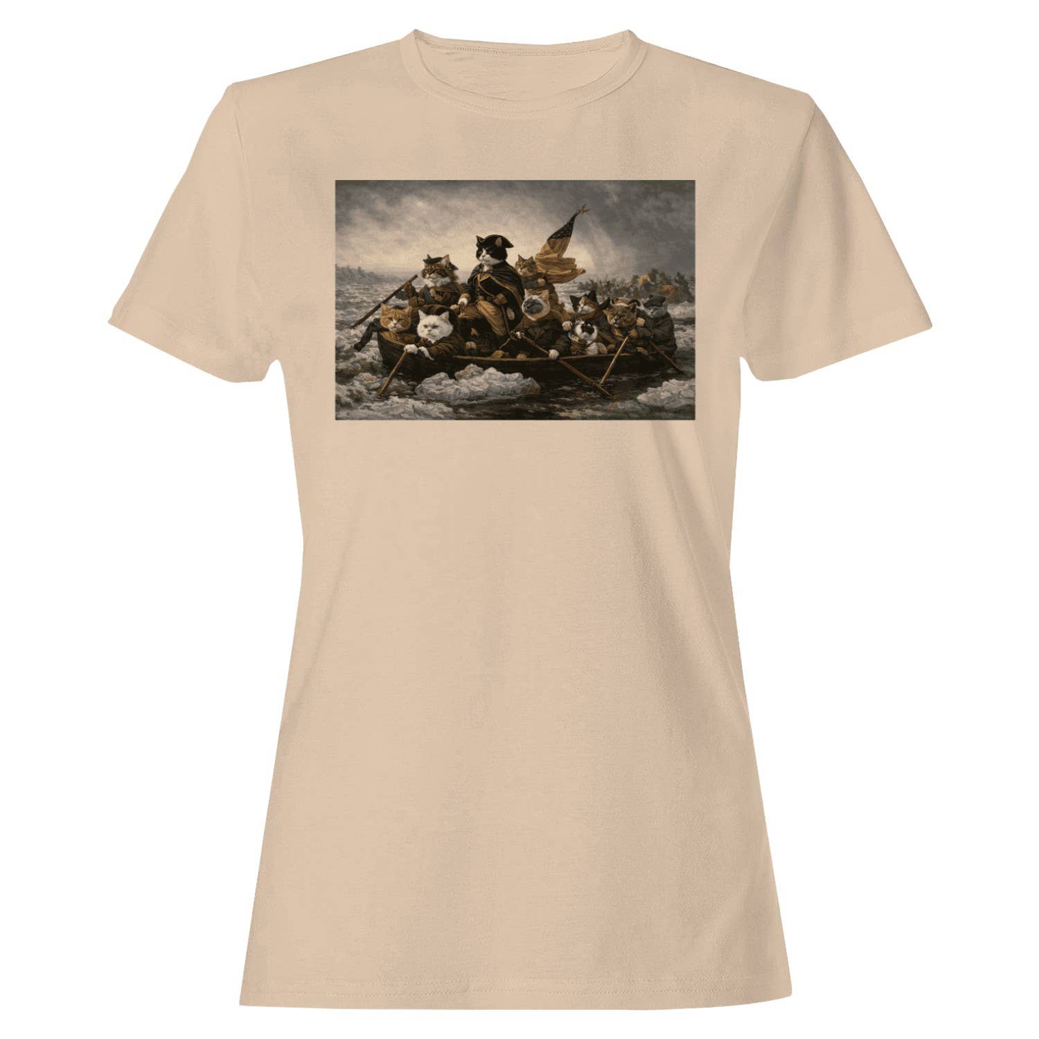 Revolutionary Cats Women's T-Shirt Natural