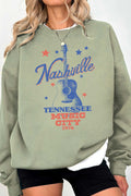 Nashville Tennessee Graphic Brushed Sweatshirts