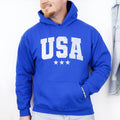 USA, Stars, Retro, Patriotic, America 4th of July Hoodie