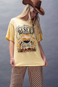 Desert Heart Music Festival Western Graphic Oversized Tee