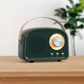 ,.SI-26744 Mini Retro Fm Radio & Bluetooth Multifunction Speak