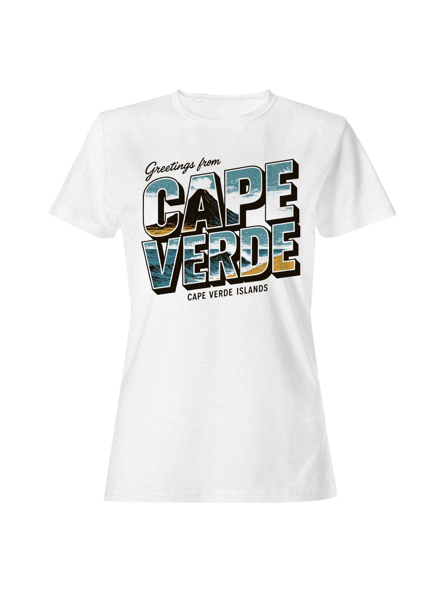 Cape Verde Adventure Greetings Women's T-Shirt