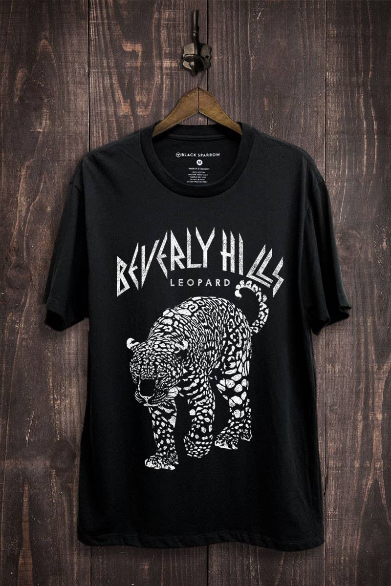 Beverly Hills Leopard Graphic Top