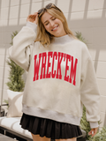 Texas Tech Tall Boy Gray Reversible Mock Neck Sweatshirt