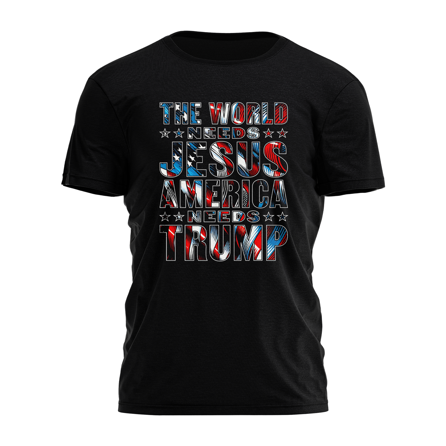 The World Needs Jesus America Needs Trump Shirt Tee