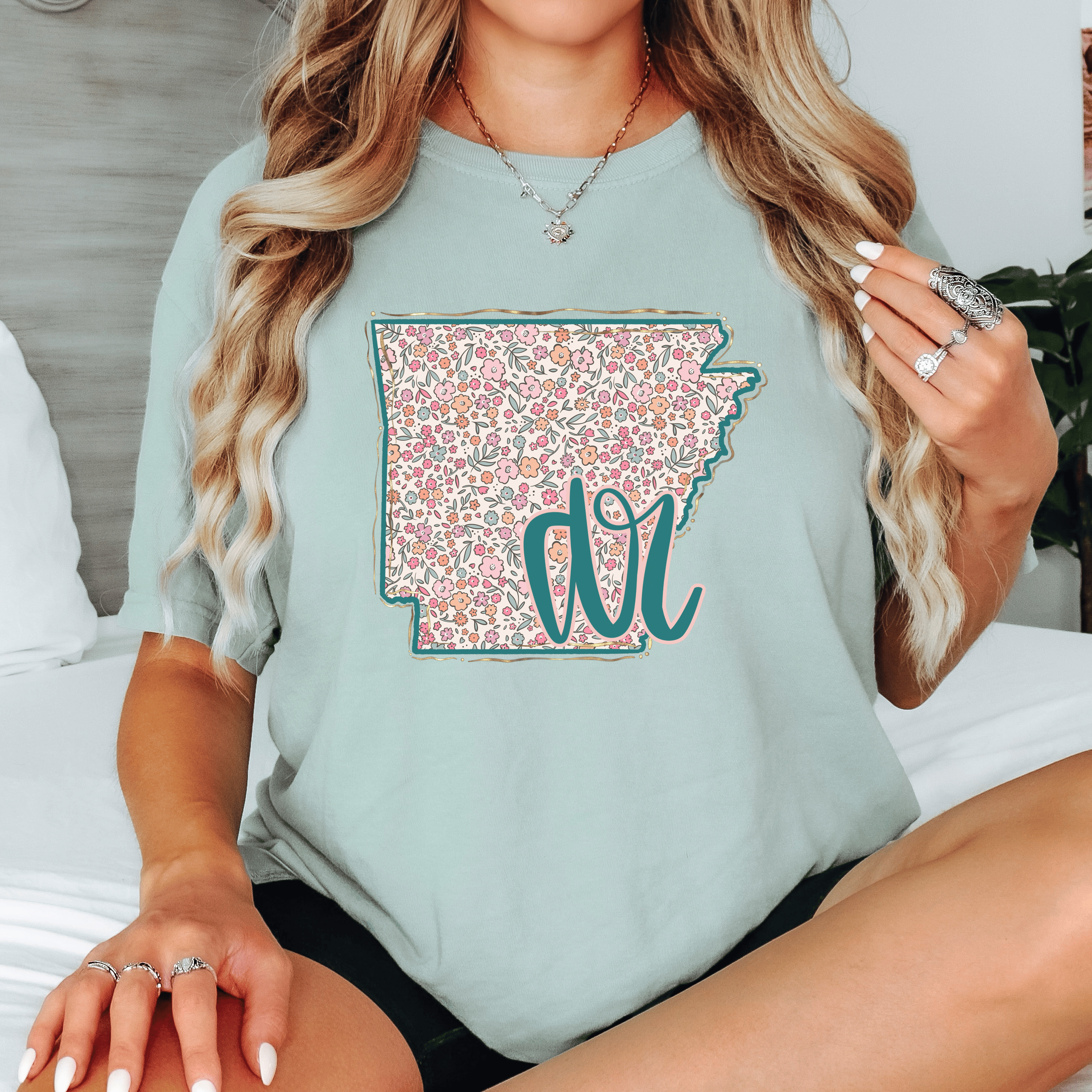 Arkansas Spring Floral Tee