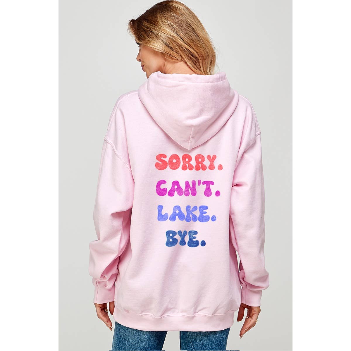 Sorry Cant Lake Bye Vintage Graphic  Hoodie