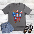 Patriotic Let's Get Lit Fireworks Graphic Tee