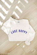 Lake Happy Mineral Washed Long Sleeve Graphic