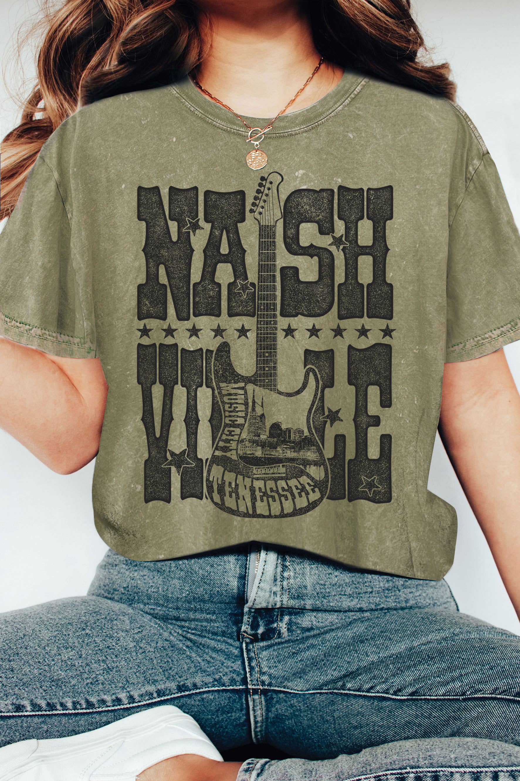 Nashville Guitar Night Mineral Graphic Tshirts