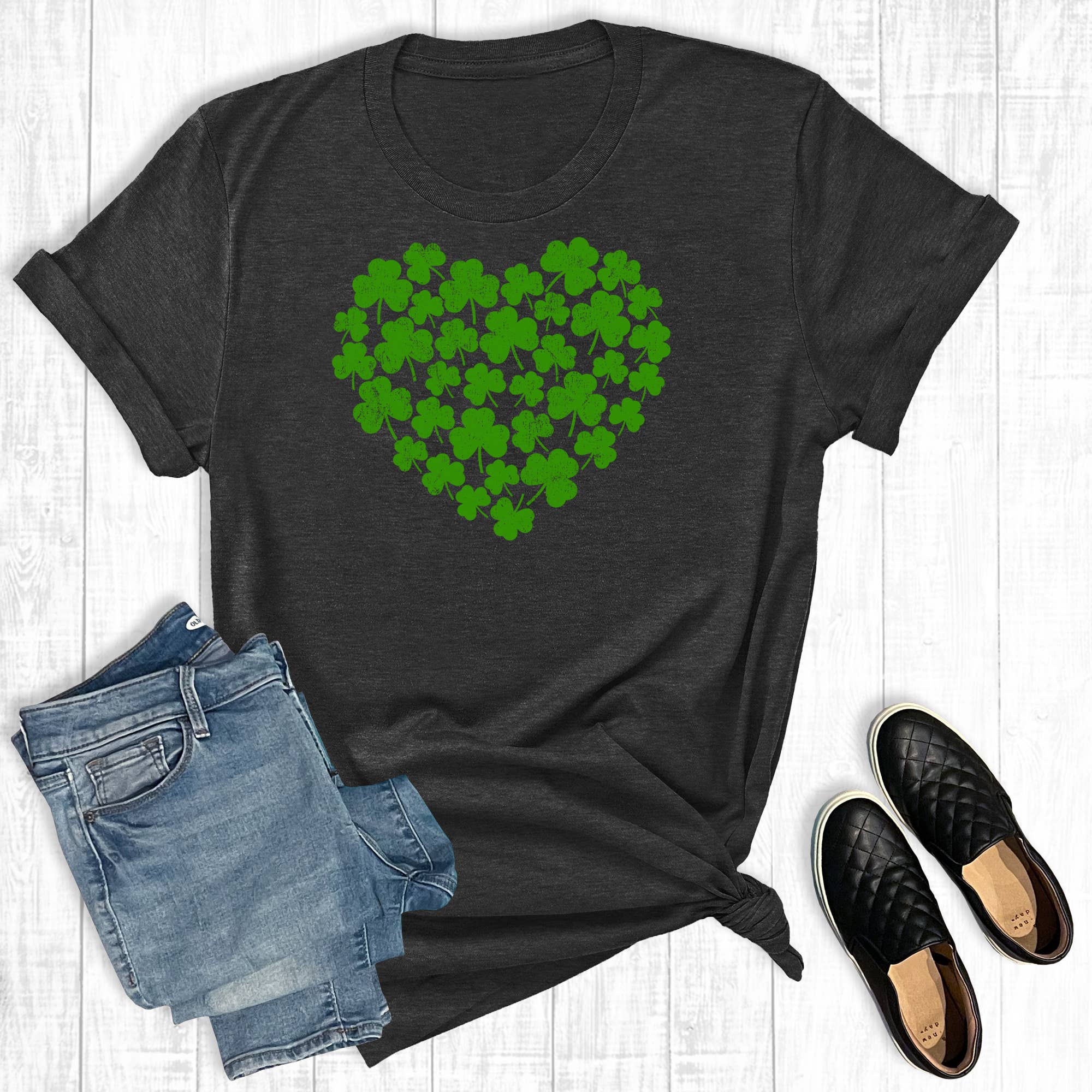 Shamrock Heart Graphic Tee