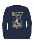Beam Me Up, Parner Ufo Cowboy Women's Sweatshirt
