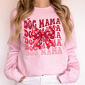 Dog Mama, Ribbon, Valentine's Day, Love, Hearts Sweatshirt