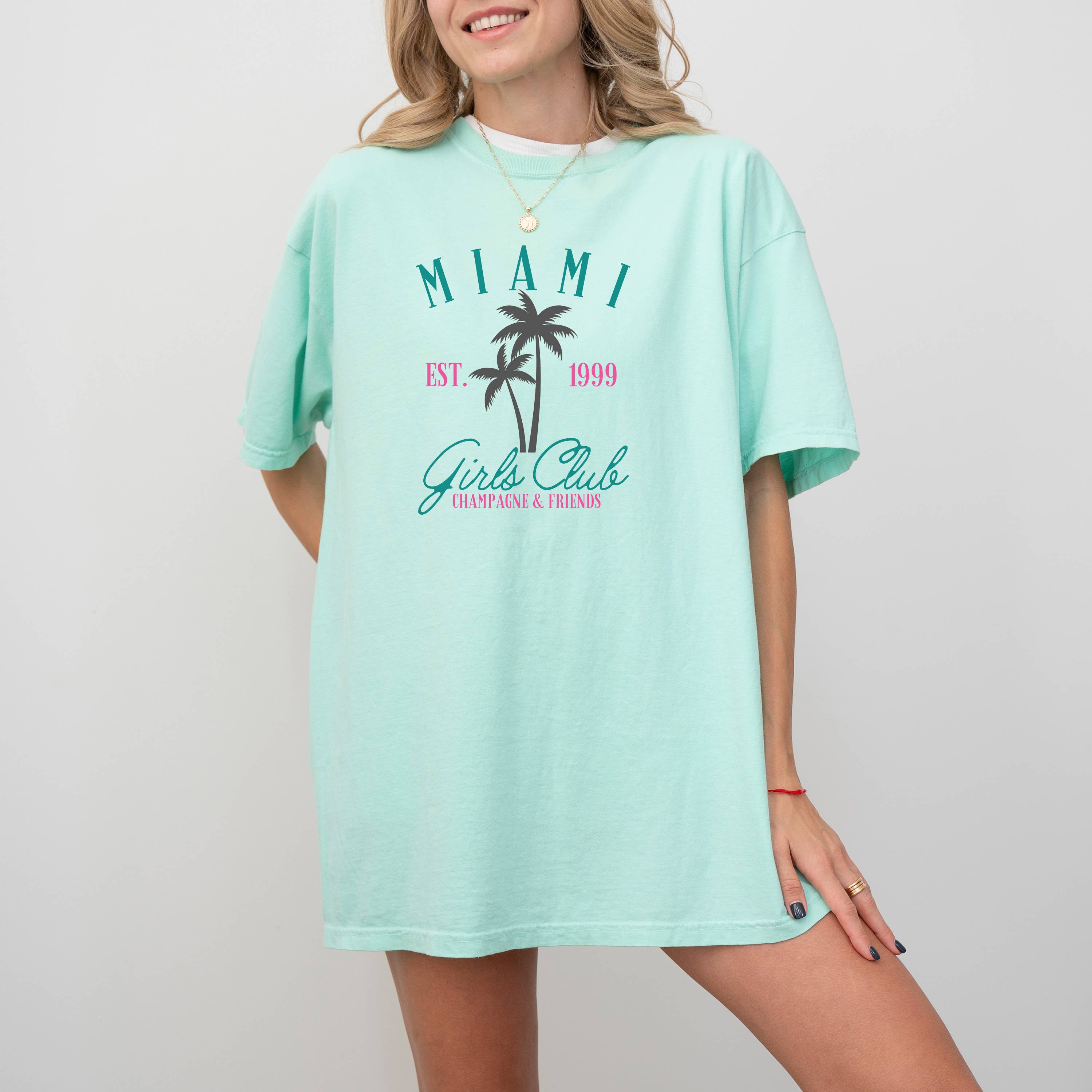 Miami, Miami Graphic Tee, Palm Trees, Miami Accessories